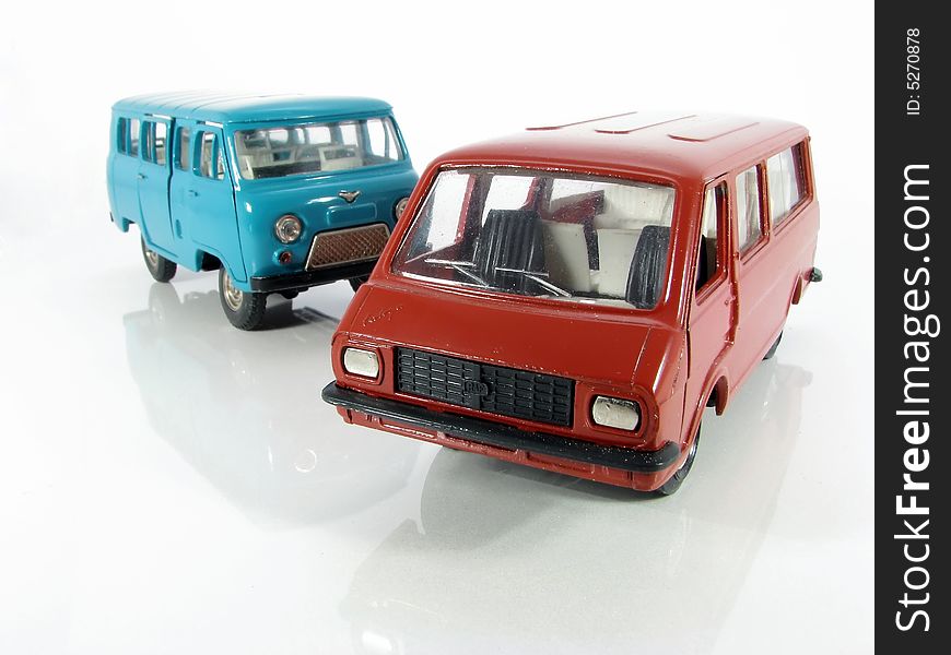 Two models of cars of the USSR. Two models of cars of the USSR