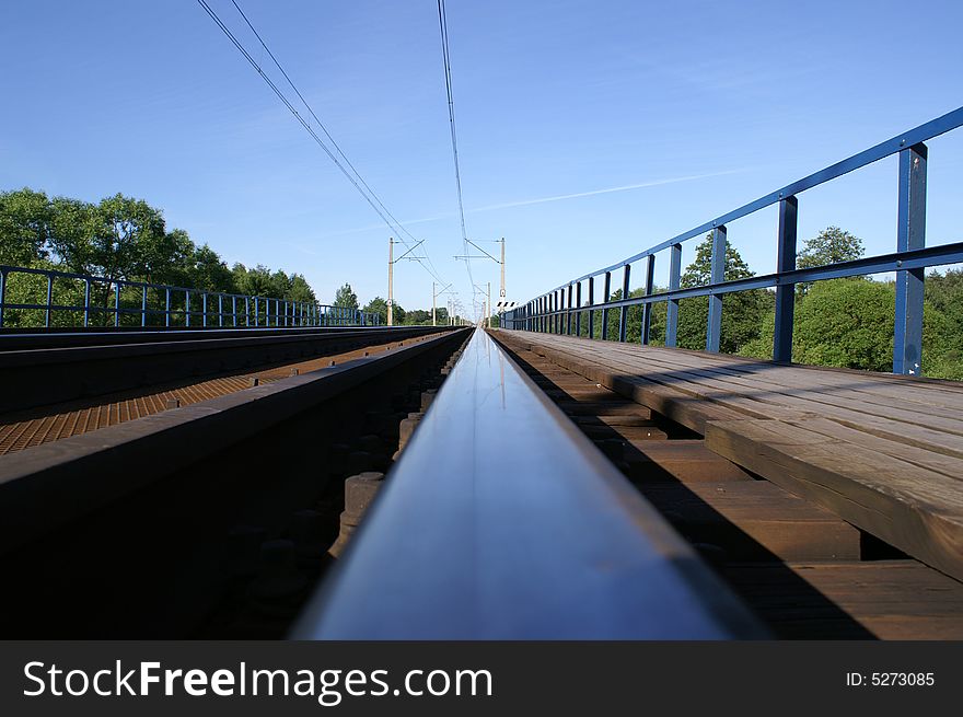 Track rails - Poland, Warsaw-Wyszkow