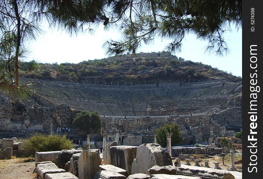 Ephesus, Turkey, the ancient stadium. Ephesus, Turkey, the ancient stadium