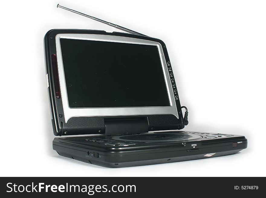 This is portable dvd player.