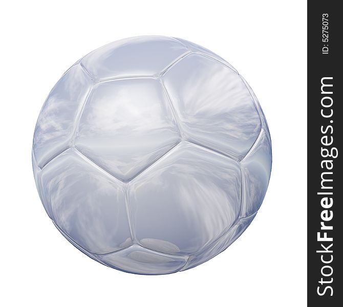 Very special soccer ball rendered at high quality. Very special soccer ball rendered at high quality