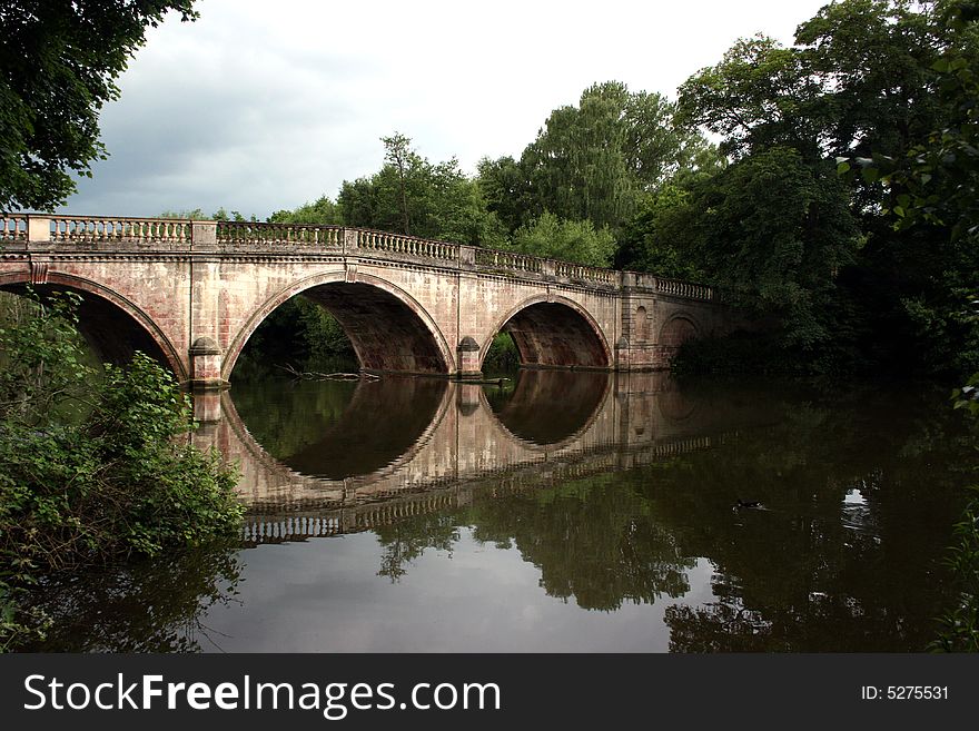 Beautiful, old, arched bridge in England. Beautiful, old, arched bridge in England