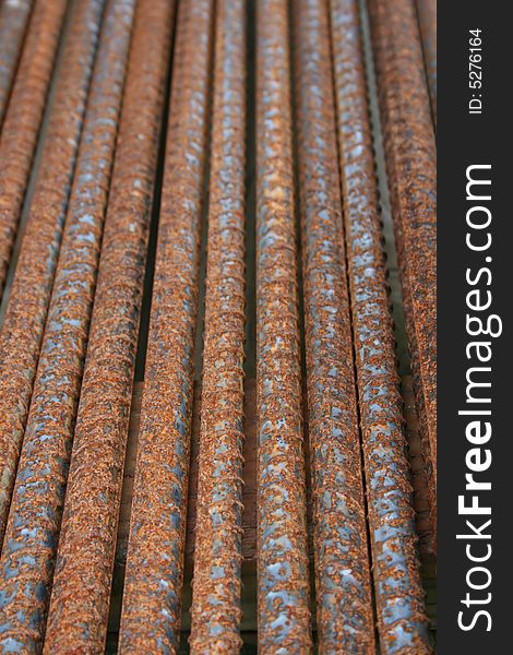 Rusted Steel Rods