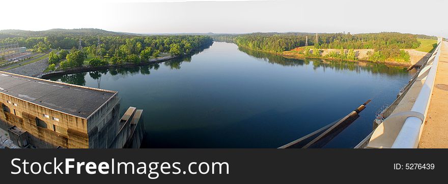 A huge dam in Georgia.