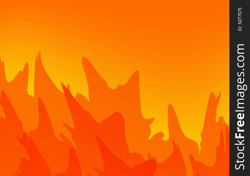 Flame Abstract