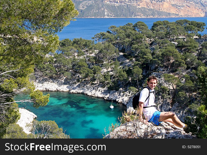 Calanques de cassis, near marseille. Calanques de cassis, near marseille