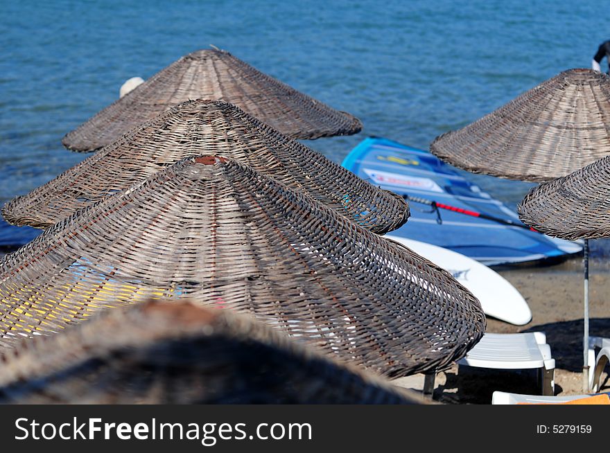 Windsurfing in Alacati, Cesme, Turkey