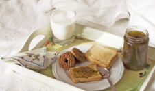 Bed & Breakfast 4 Royalty Free Stock Images