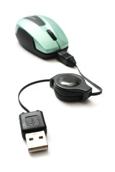 USB Cordless Mouse Stock Photography