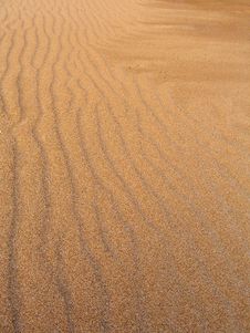 Sand Waves Stock Image