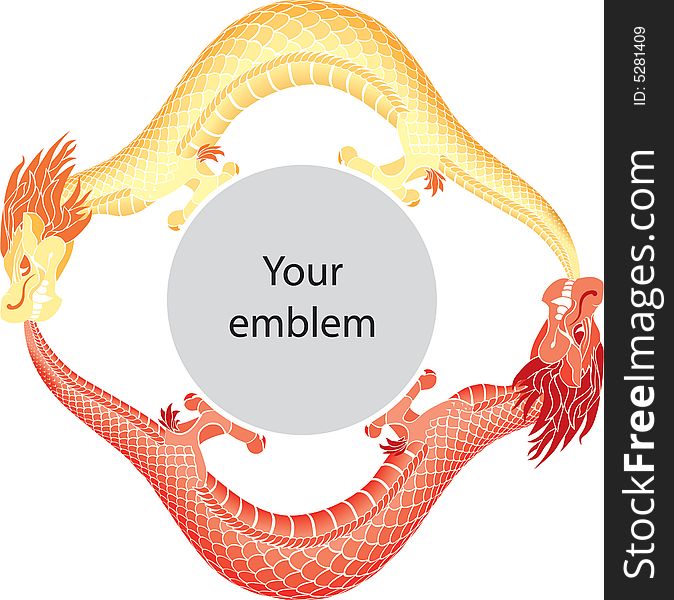 Dragons background for your emblem