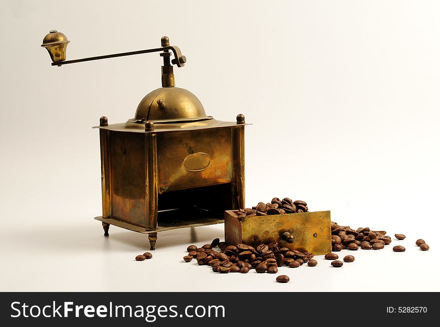 Antiquity coffee machine