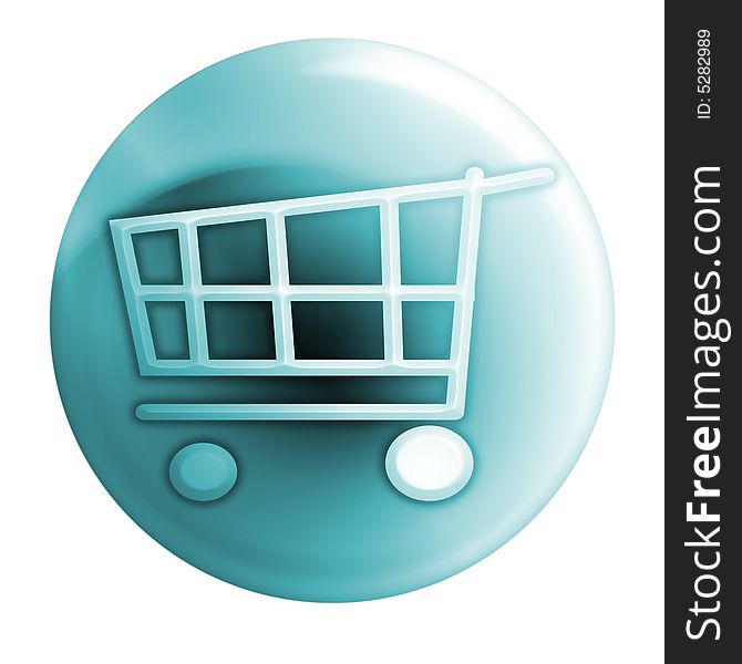 Cart Bluish Icon