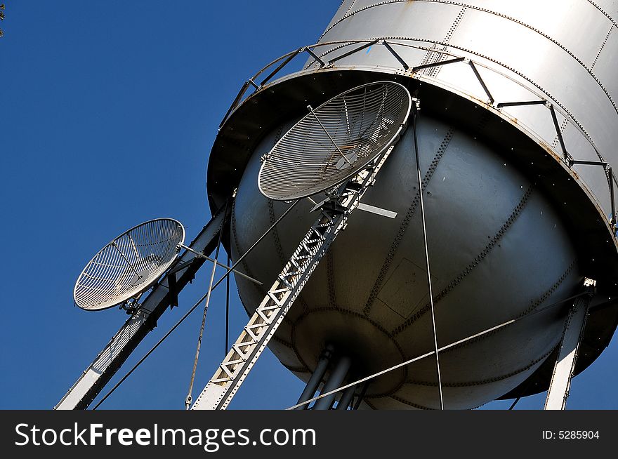 Two Microwaves On Water Tank