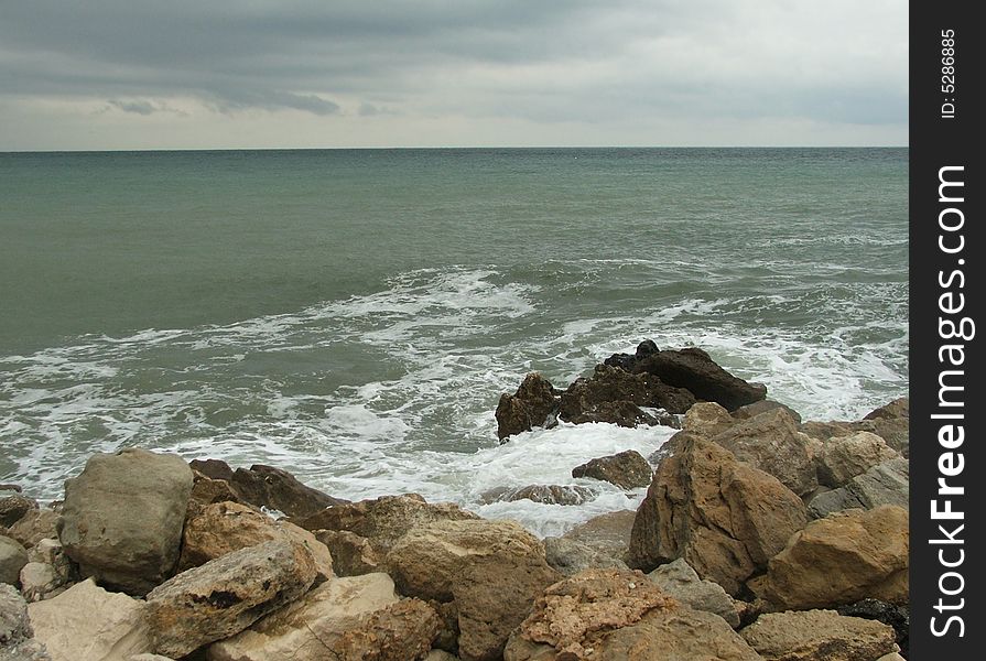 Sea coast near Varna, September