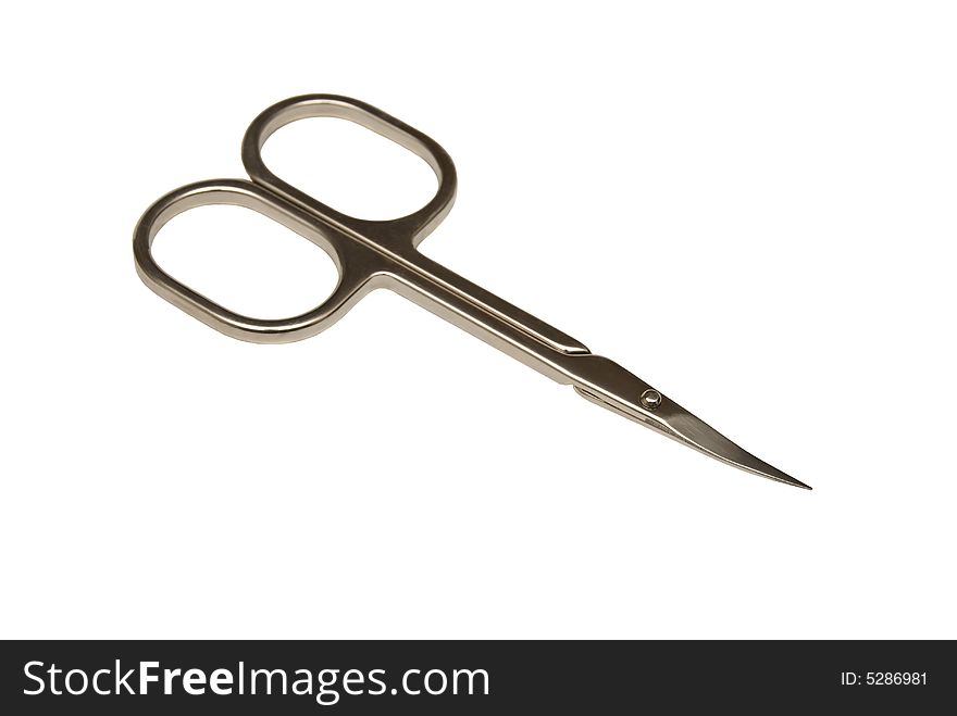 Scissors On A White Background
