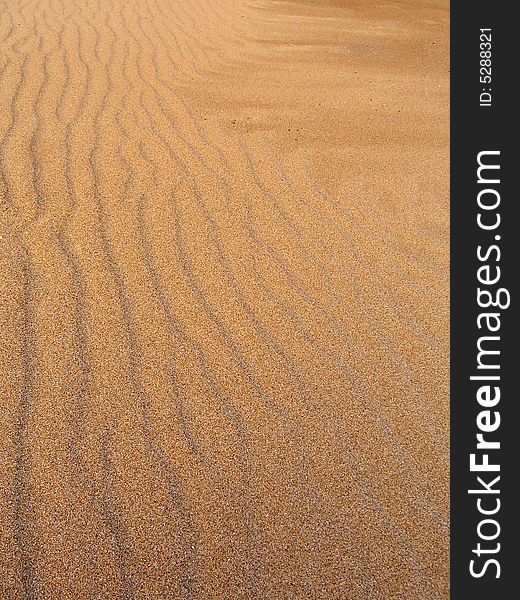 Sand waves on some beach on Algarve.