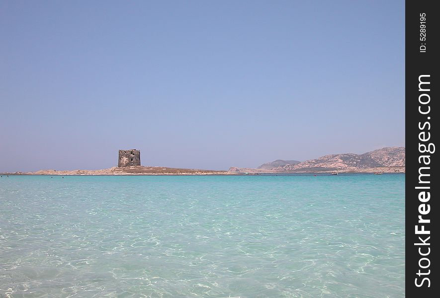 Beach La Pelosa at Stintino (Sardinia - Italy)