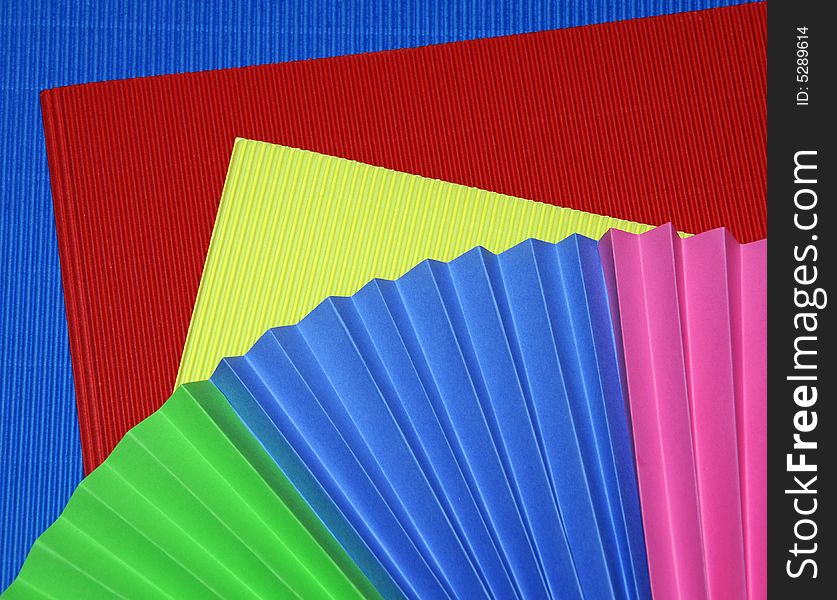 Colorful Corrugated Paper