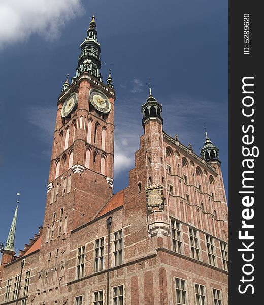 Photo featuring city hall in Gdansk
