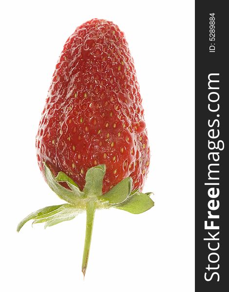 Delicious strawberry on white background