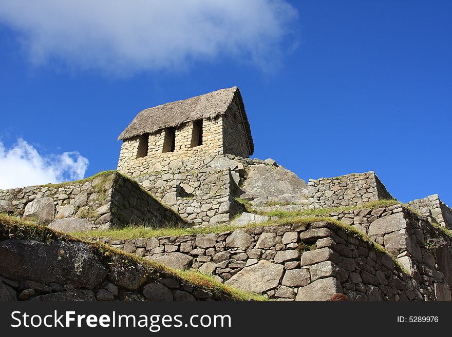 Watchman's Hut in Machu Picchu
