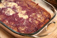 Dark Cherry Bread Pudding Royalty Free Stock Images Dark Cherry Bread Pudding Royalty Free Stock Images