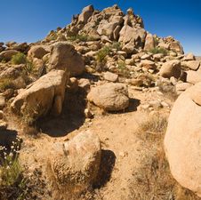 Rock Formations, Joshua Tree National Park Royalty Free Stock Photography Rock Formations, Joshua Tree National Park Royalty Free Stock Photography