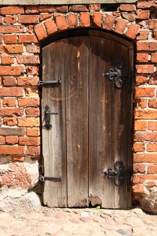 An Old, Rotten Door Stock Photos An Old, Rotten Door Stock Photos
