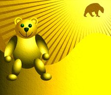 Yellow Teddy Bear Royalty Free Stock Photo Yellow Teddy Bear Royalty Free Stock Photo