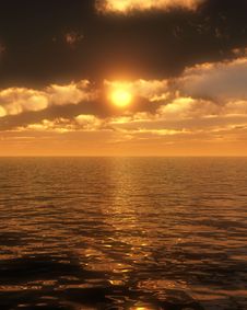 Ocean Sunset 2 Stock Photography Ocean Sunset 2 Stock Photography