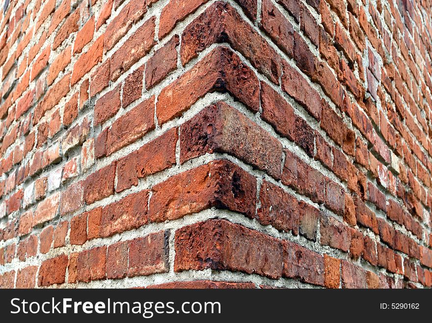 Brick wall - corner