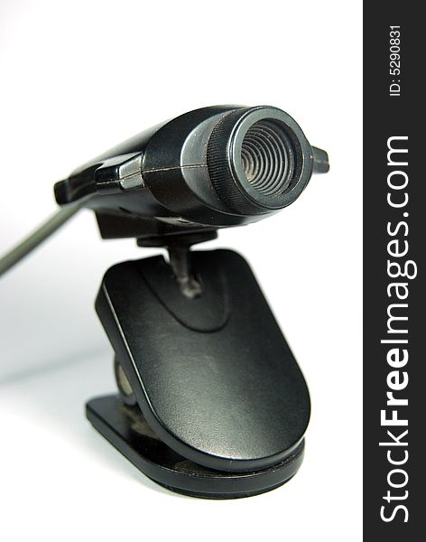 Clip-on function webcam for the internet