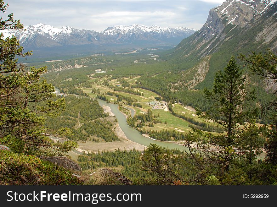 The north ridge of Mount Rundle from Tunnel Mountain Summit