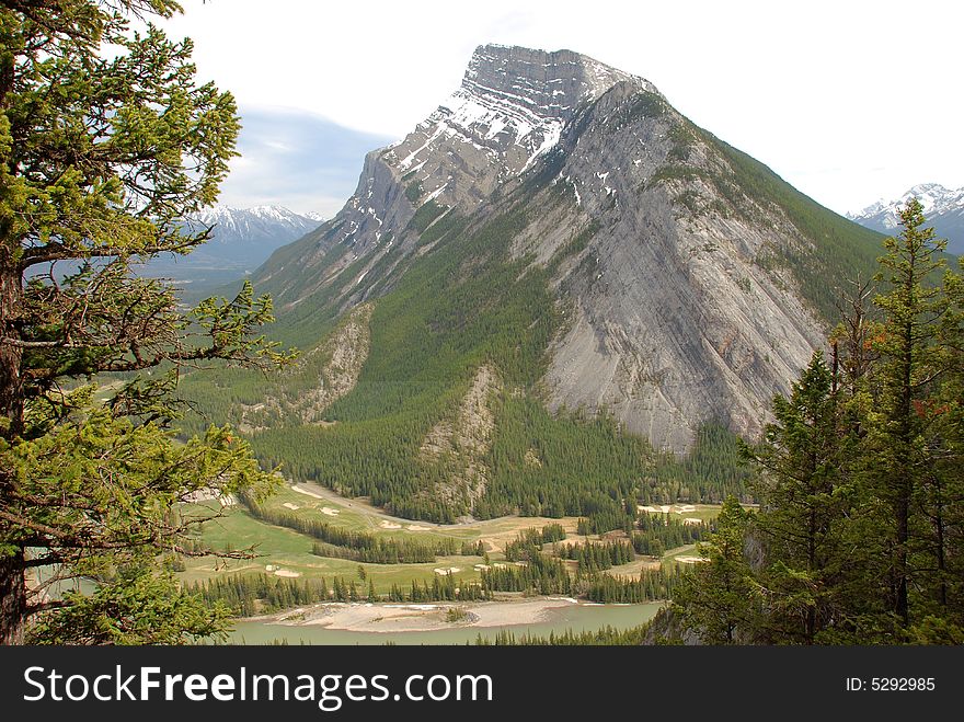 The north ridge of Mount Rundle from Tunnel Mountain Summit