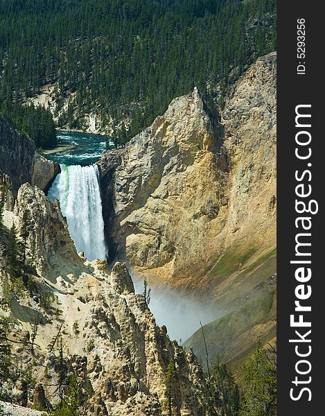 Lower Yellowstone Falls,  Yellowstone National Park, Wyoming