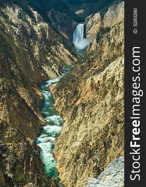 Lower Yellowstone Falls, Yellowstone National Park, Wyoming