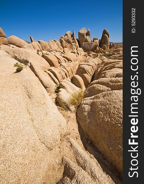 Rock formations, Joshua Tree National Park, USA