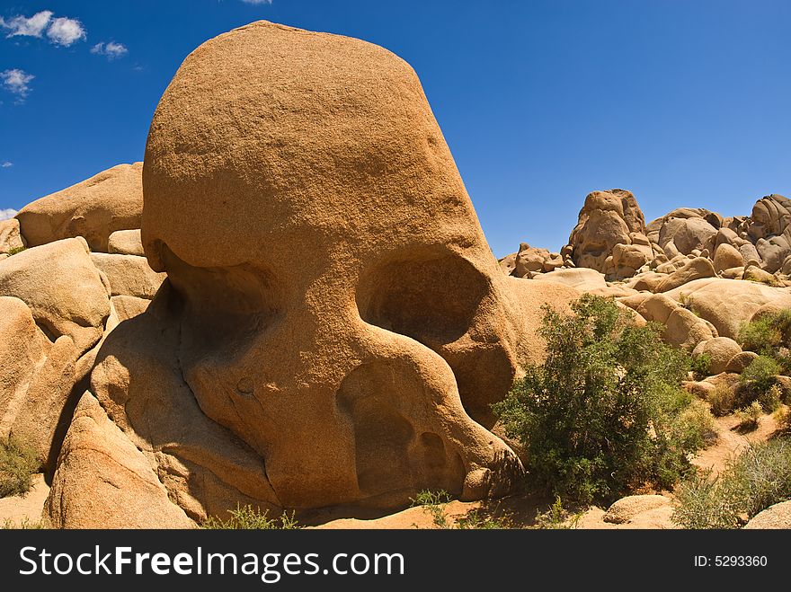 Rock formations, Joshua Tree National Park, USA. Rock formations, Joshua Tree National Park, USA