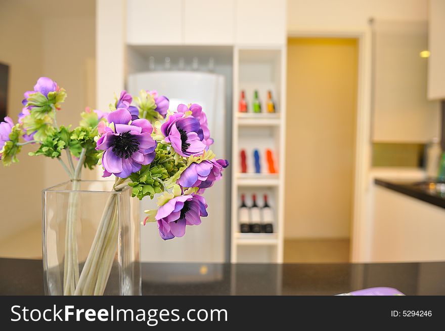 A view of a beautifully decorated apartment. A view of a beautifully decorated apartment