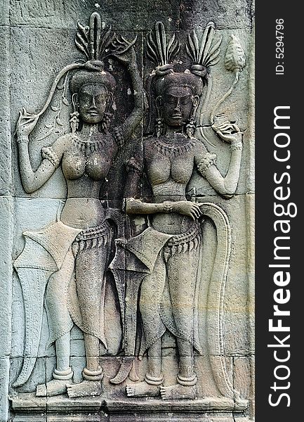 Cambodia Angkor Wat: Bas Reliefs