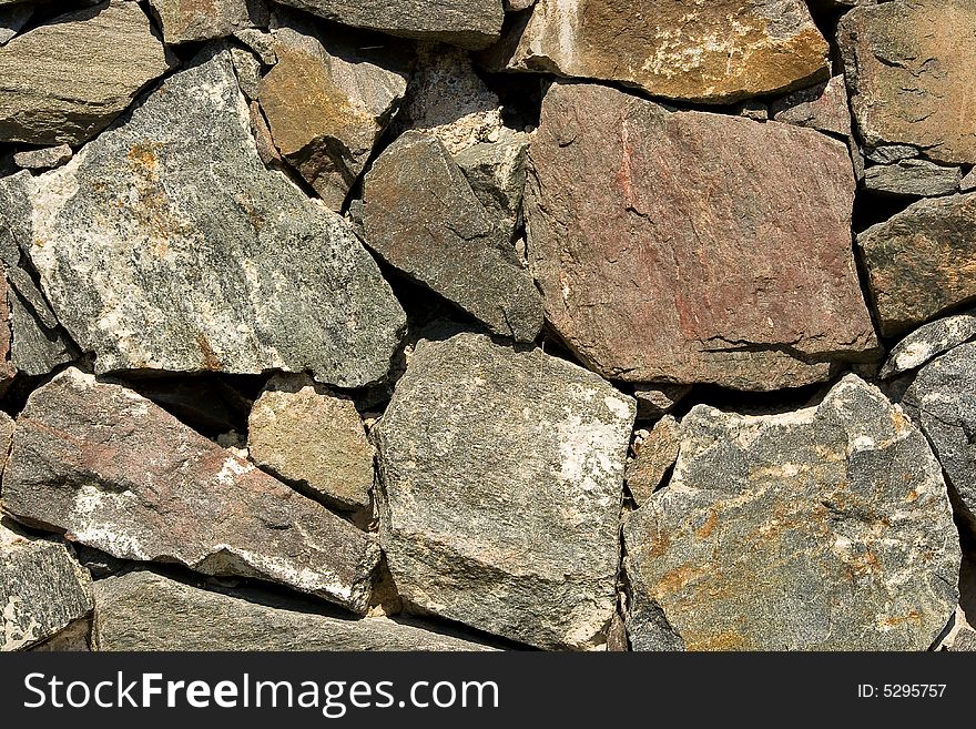 Stone Wall As Background