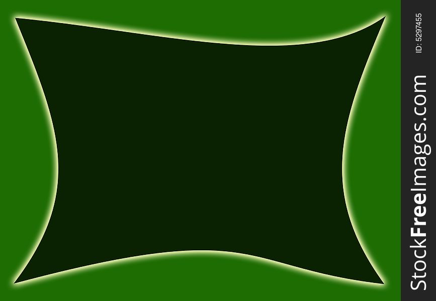 Green background or border abstract