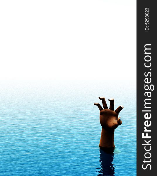 An image of a man drowning. It would be a good conceptual image for people that are requesting help, or are victims of circumstance. An image of a man drowning. It would be a good conceptual image for people that are requesting help, or are victims of circumstance.