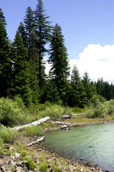Cascade Mountains Lake Scene Royalty Free Stock Image Cascade Mountains Lake Scene Royalty Free Stock Image