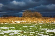 The Meadow Before The Storm Stock Image The Meadow Before The Storm Stock Image