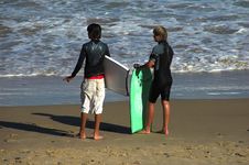 Two Body Boarders Stock Photography Two Body Boarders Stock Photography