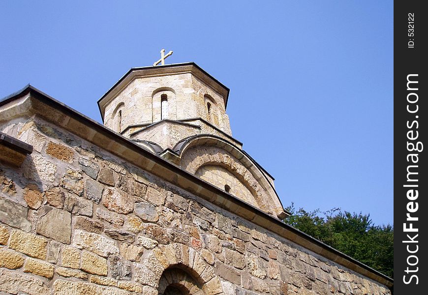 Medieval monastery Tresije. Medieval monastery Tresije