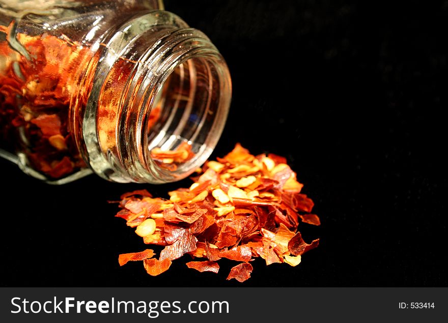 Crushed Red Pepper in Shallow Depth of Field