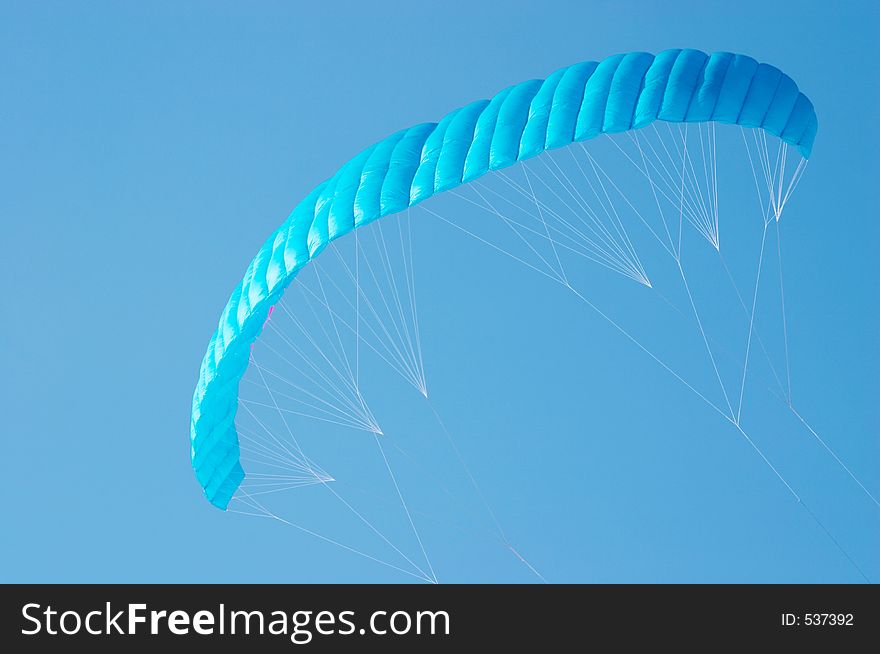 Blue kite in the sky